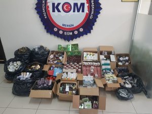 Mersin’de 100 bin adet sahte cinsel içerikli ilaç ele geçirildi