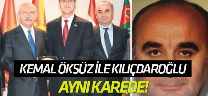 Kemal Öksüz ile Kılıçdaroğlu aynı karede!
