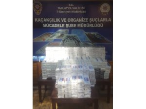 Malatya’da kaçak sigara operasyonu