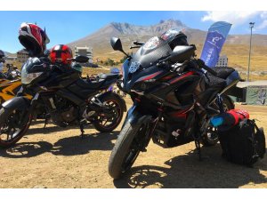 ‘Erciyes MotoFest’ kamp ateşinin yanmasıyla başladı