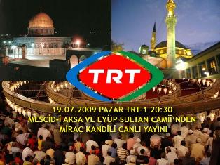 TRT kandilde bir ilke imza atacak