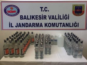 Edremit’te kaçak içki operasyonu