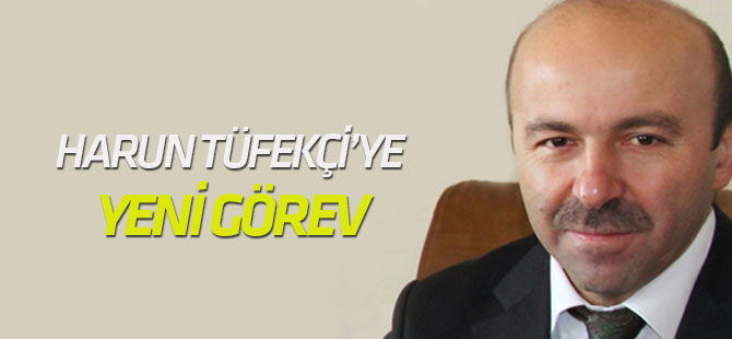 Harun Tüfekçi’ye yeni görev