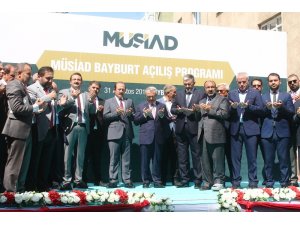 Naci Ağbal, MÜSİAD Bayburt Şubesi’nin açılışına katıldı