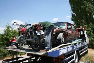 Konya'da trafik kazası: 2 yaralı