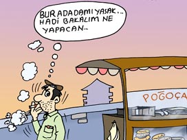 Tiryakiler ve polis köşe kapmaca oynadı