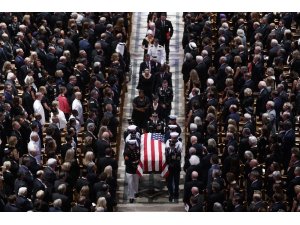 ABD’li Senatör McCain’in cenaze töreni düzenlendi