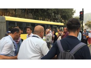 Otobüs şoförünün darp ettiği yaşlı adam hastanelik oldu