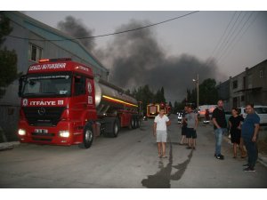 Denizli’deki depo yangını kontrol altına alındı