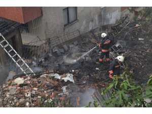 Trabzon’da yangın paniğe neden oldu