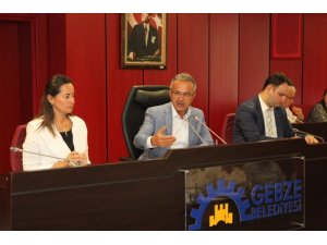 Gebze’de Eylül ayı meclis toplantısında 12 gündem maddesi görüşüldü