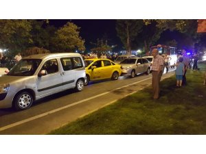 Tekirdağ’da zincirleme kazada 5 araç birbirine girdi
