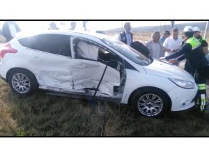 Sarıkamış’ta trafik kazası: 2 yaralı