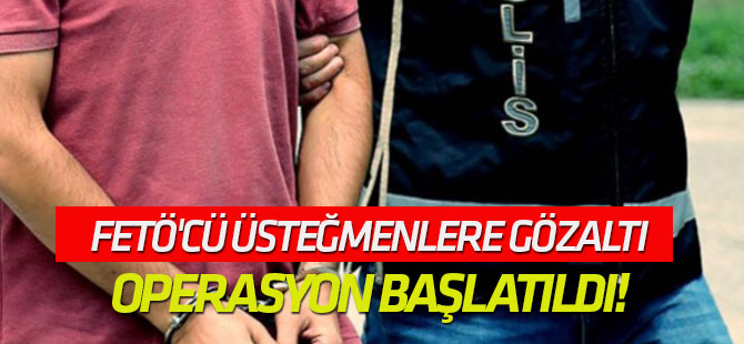 Jandarma'daki FETÖ yapılanmasına operasyon başlatıldı!