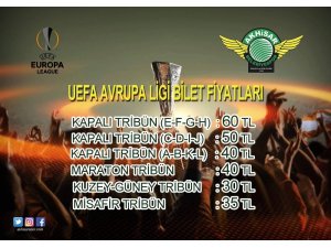 Akhisarspor yönetimi, Krasnodar maçının bilet fiyatlarını açıkladı