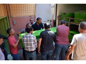 Aile faciası kurbanları Mersin’e götürüldü