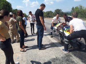 Çan’da trafik kazası: 1 yaralı