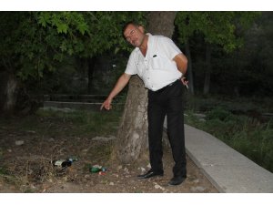 Doğa harikasının yanı başında yakışmayan görüntüler