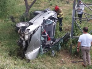 Erdek’te trafik kazası: 2 yaralı