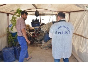 Komşusundan emanet aldığı bakır kazanları çaldılar