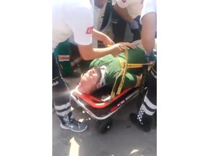 Otomobil bariyerlere çarptı: 1 yaralı
