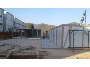 Karmod, Akkuyu Nükleer Santrali'ne şantiye yapıları kuruyor