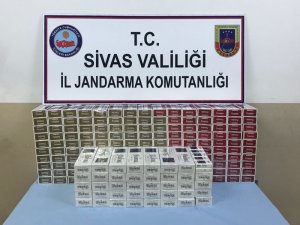Sivas’ta 4 bin 796 paket kaçak sigara yakalandı