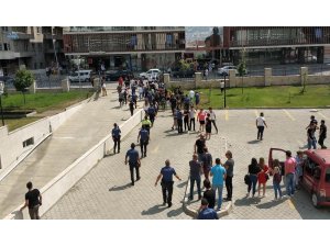 Samsun Adliyesinde duruşma çıkışı arbede