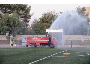 Cizrespor’da tazyikli su altında futbol antrenmanı