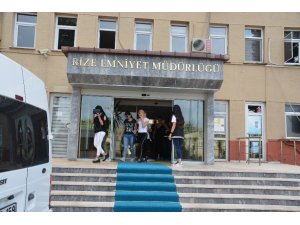 Rize’de fuhuş operasyonunda 76 gözaltı
