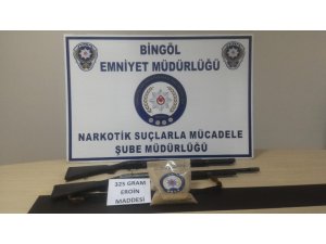 Bingöl’de eroinle yakalanan şüpheli tutuklandı