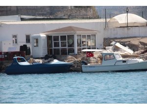 Bodrum’da göçmen teknesi battı