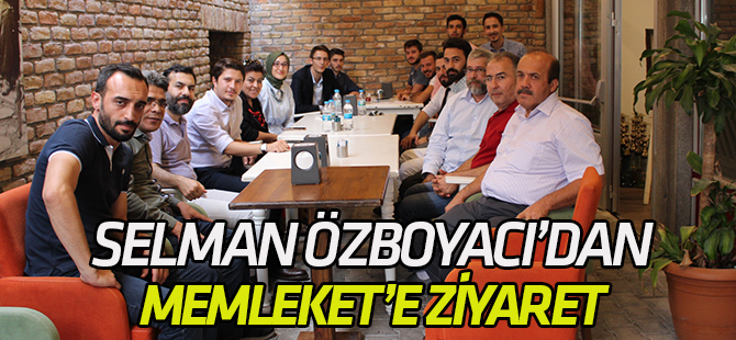 Özboyacı'dan Memleket'e ziyaret
