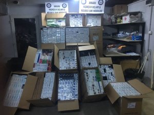 Başkentte kaçak sigara operasyonu