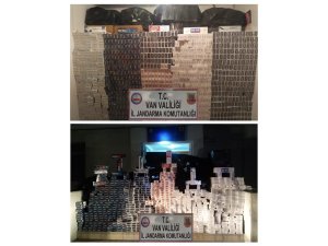 Van’da 33 bin paket kaçak sigara ele geçirildi