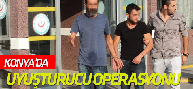 Konya'da Uyuşturucu Operasyonu: 4 Gözaltı