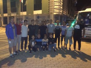 Kepsutlu güreşçiler Elmalı’ya dualarla gitti
