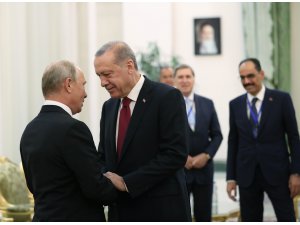 Erdoğan-Putin görüşmesi başladı