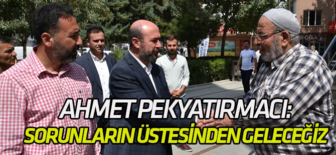 Yerli ve milli kaynaklarımızla sorunların üstesinden geleceğiz