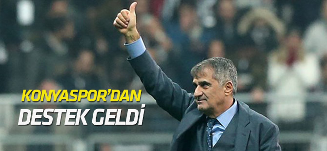 Konyaspor’dan Şenol Güneş’e destek