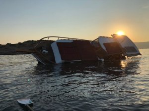 Bodrum’da tur teknesi karaya oturdu