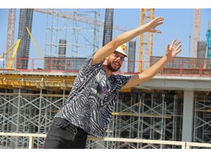 Göztepe’nin yenileri stadyum inşaatını gezdi