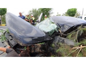 Gaziantep’te trafik kazası: 2 yaralı