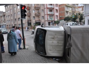 İnegöl’de yürekleri ağza getiren kaza