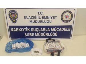 Elazığ’da uyuşturucu operasyonu:1 tutuklama