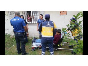 Yüksekten düşen çocuk yaralandı