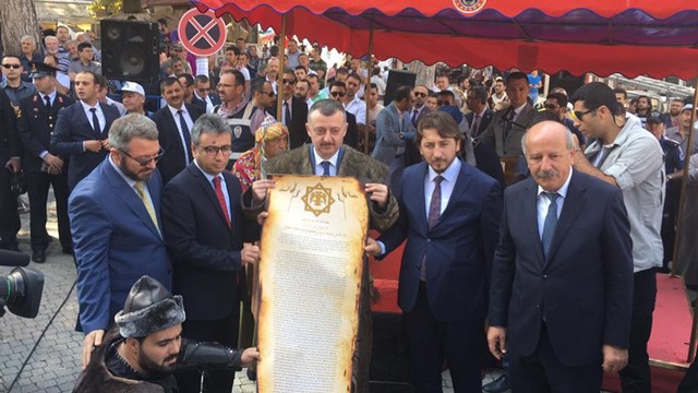 Alâeddin’in Berat ve Sancağı Söğüt’te teslim alındı