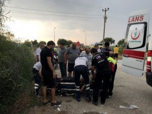 Sulama kanalına düşen çocuğa kalp mesajı yapıldı