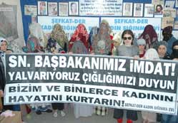 Sığınma evi kadınlarından çağrı