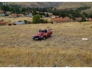 Sungurlu’da otomobil takla attı: 3 yaralı